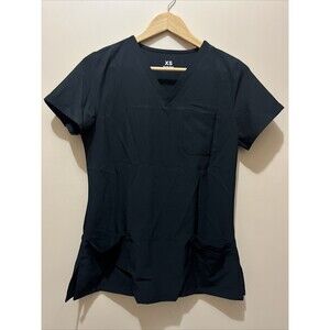 COZYFIT Scrubs Women Set - Top & Jogger 8 Pockets X-Small  Color: Black